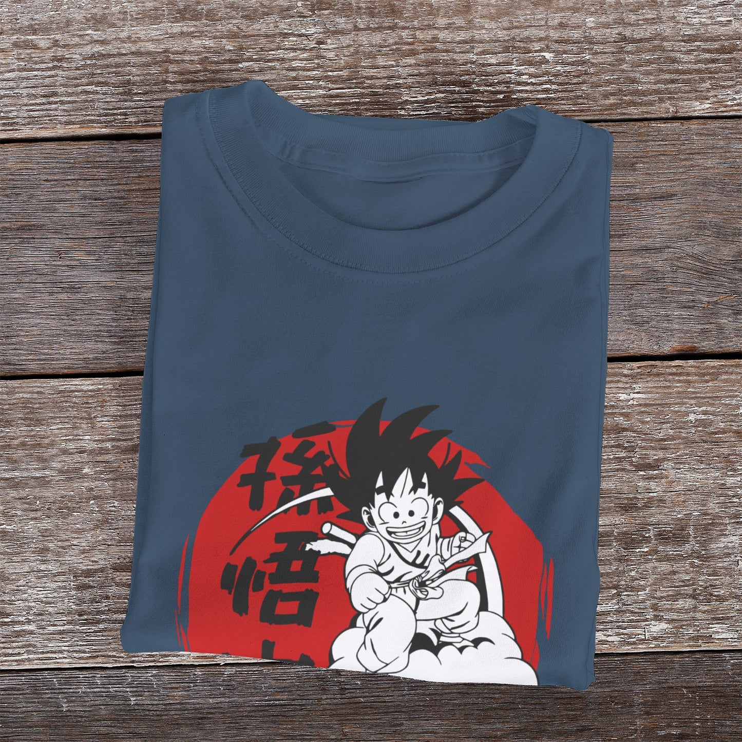 Kenshi Manga - T-shirt Custom - XS/3XL - Noir & Bleu