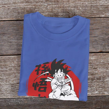 Kenshi Manga - T-shirt Custom - XS/3XL - Noir & Bleu