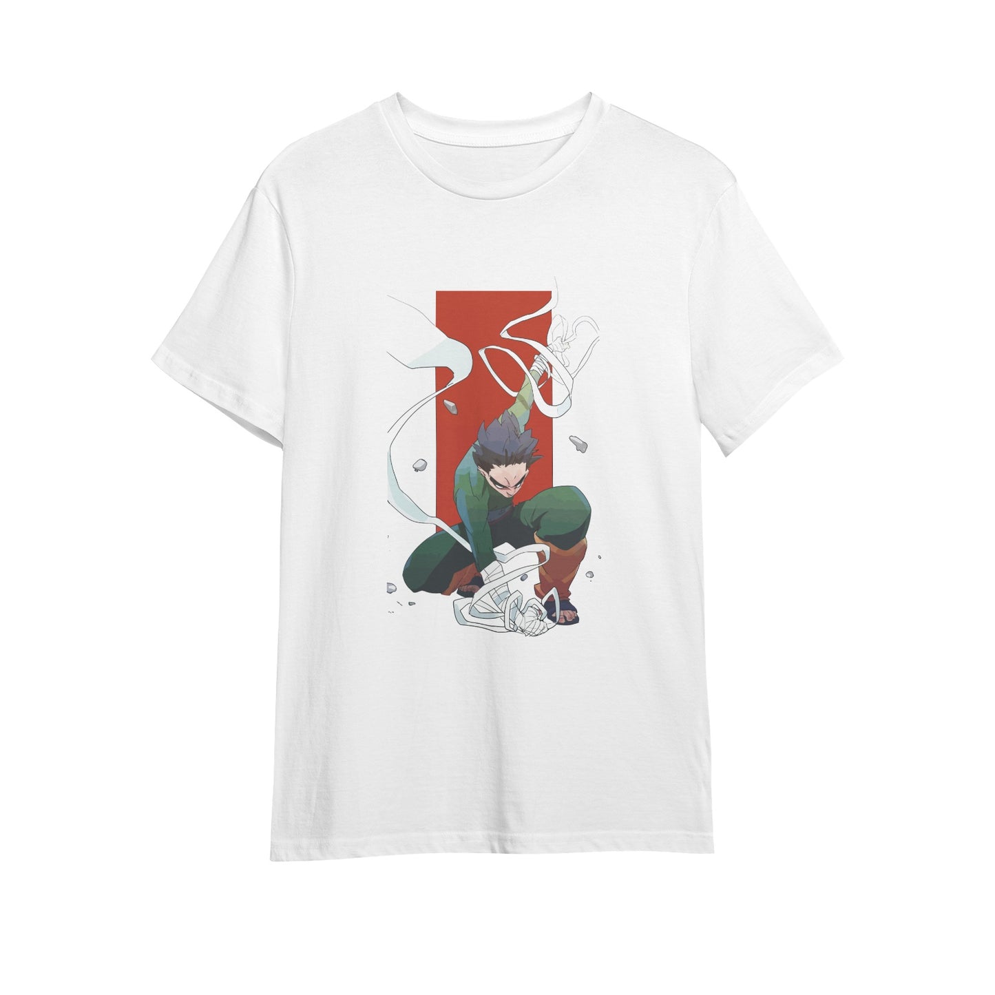 Kenshi Manga - T-shirt Custom - XS/3XL - Noir & Blanc & Bleu & Gris