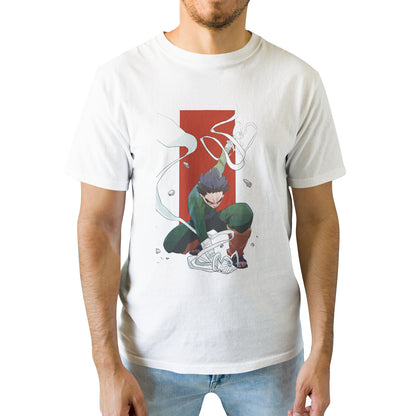 Kenshi Manga - T-shirt Custom - XS/3XL - Noir & Blanc & Bleu & Gris