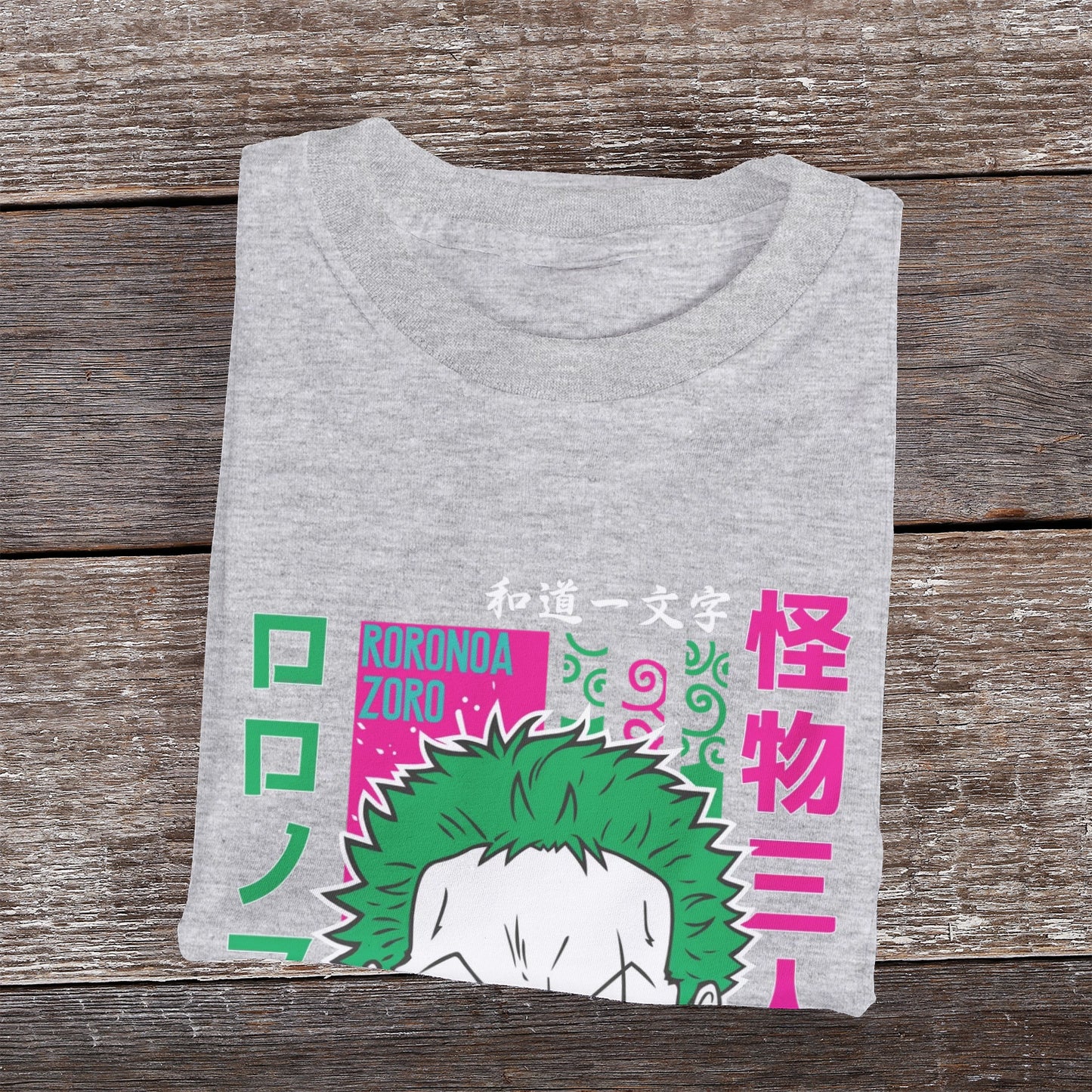 Kenshi Manga - T-shirt Custom - XS/3XL - Noir & Blanc & Gris