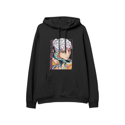 Kenshi Manga - Sweat Custom - XS/2XL - Noir & Blanc & Violet