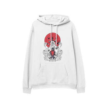 Kenshi Manga - Sweat Custom - XS/2XL - Noir & Blanc & Gris