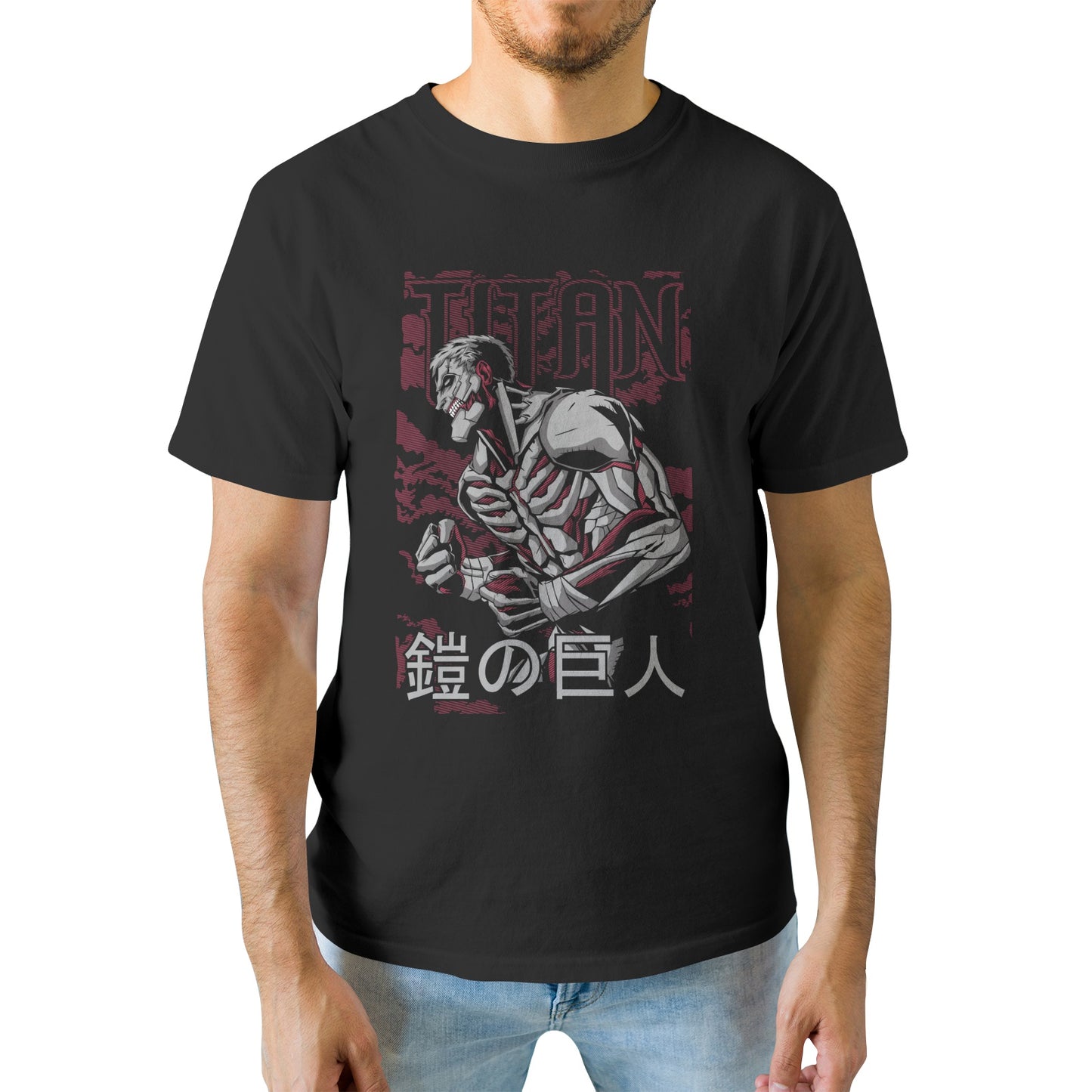 Kenshi Manga - T-shirt Custom - XS/3XL - Noir & Bleu