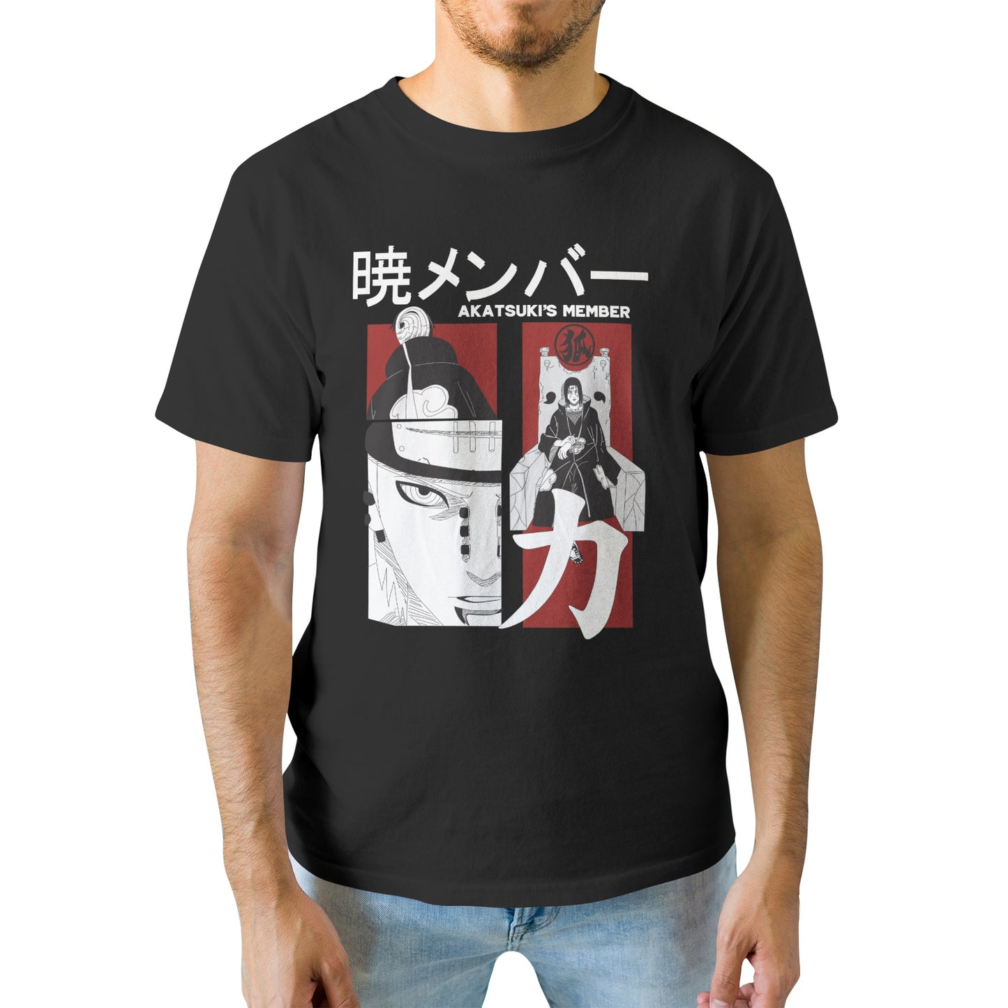 Kenshi Manga - T-shirt Custom - XS/3XL - Noir & Bleu