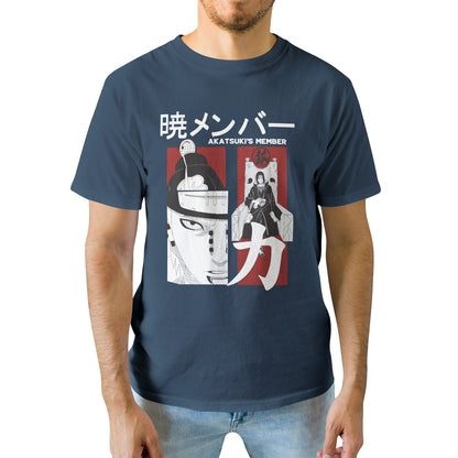 Kenshi Manga - T-shirt Custom - XS/3XL - Noir & Bleu