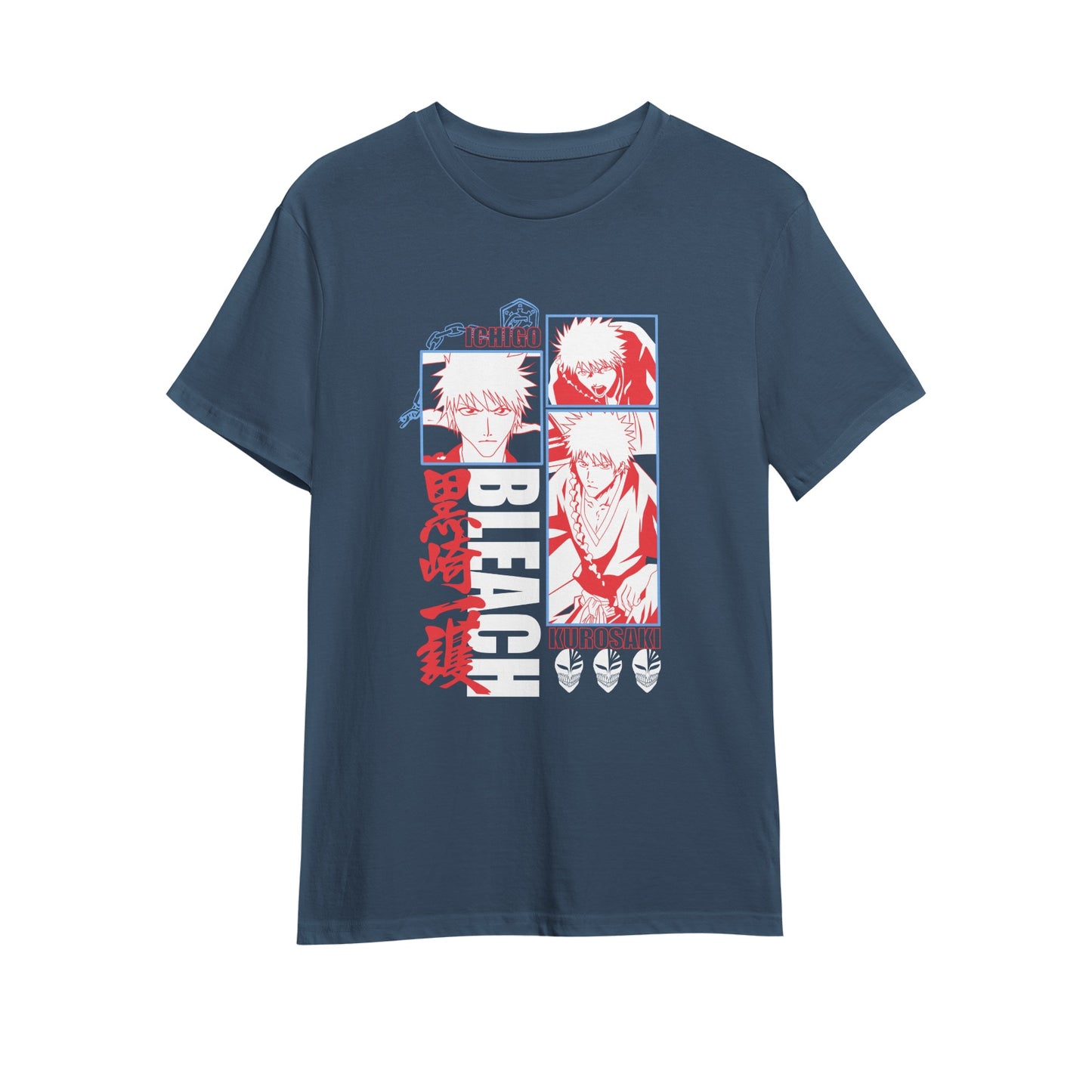 Kenshi Manga - T-shirt Custom - XS/3XL - Noir & Bleu