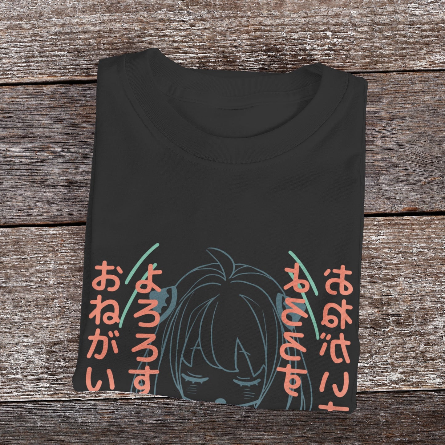 Kenshi Manga - T-shirt Custom - XS/3XL - Noir & Blanc & Bleu