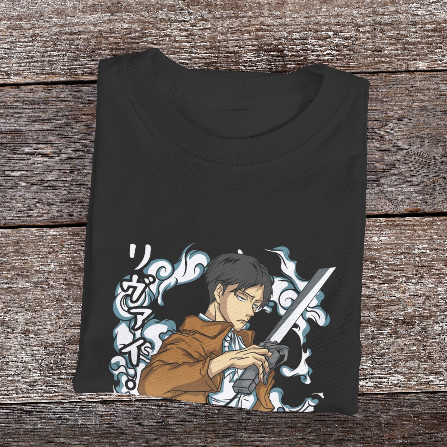 Kenshi Manga - T-shirt Custom - XS/3XL - Noir & Bleu