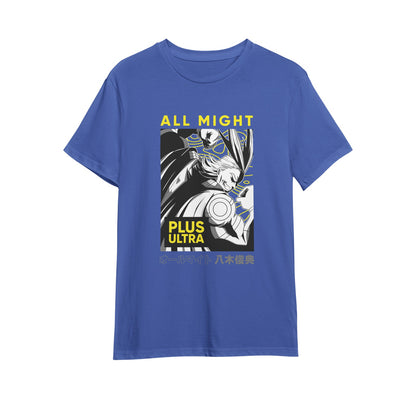 Kenshi Manga - T-shirt Custom - XS/3XL - Noir & Blanc & Bleu & Rouge