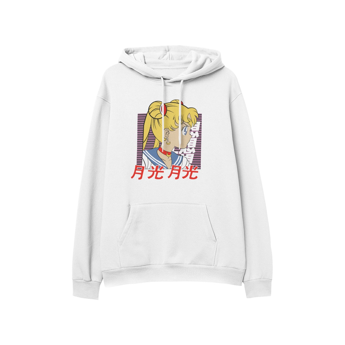 Kenshi Manga - Sweat Custom - XS/2XL - Noir & Blanc & Rouge