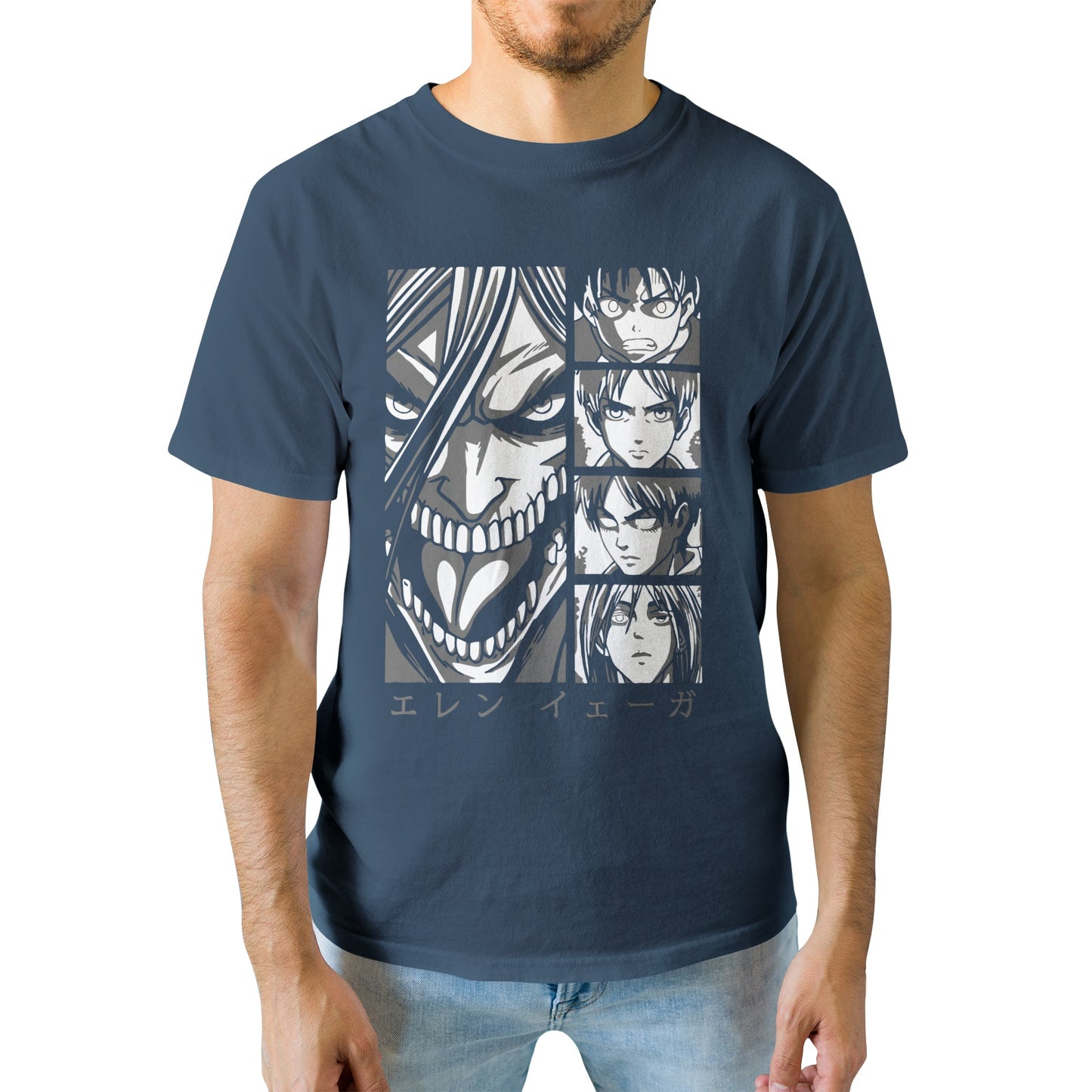 Kenshi Manga - T-shirt Custom - XS/3XL - Noir & Blanc