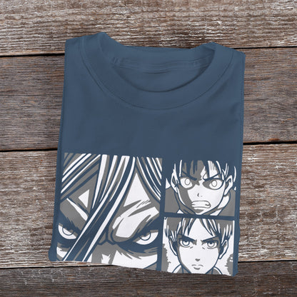 Kenshi Manga - T-shirt Custom - XS/3XL - Noir & Blanc