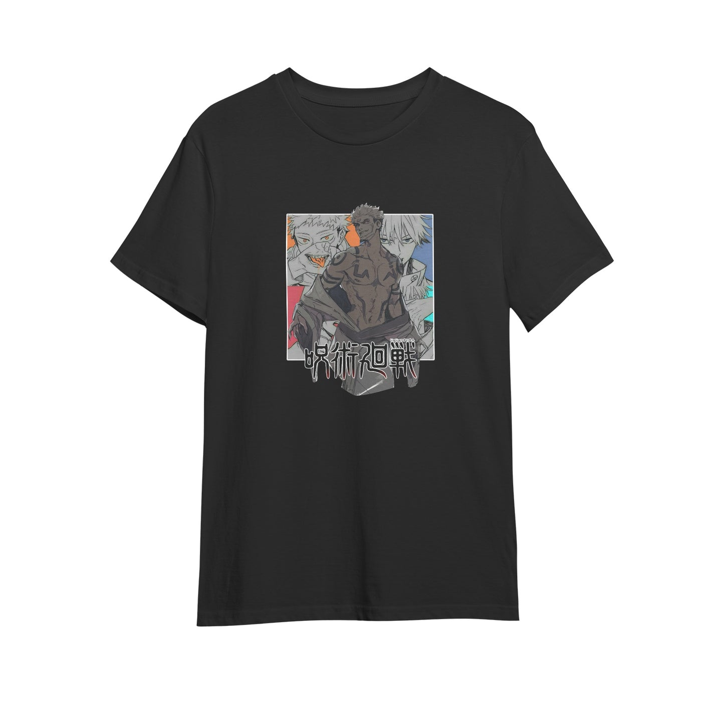 Kenshi Manga - T-shirt Custom - XS/3XL - Noir & Blanc & Bleu & Gris