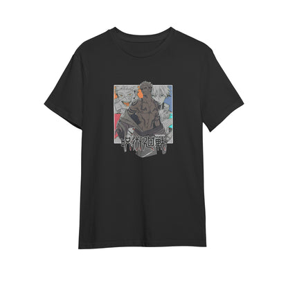 Kenshi Manga - T-shirt Custom - XS/3XL - Noir & Blanc & Bleu & Gris