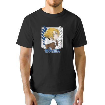 Kenshi Manga - T-shirt Custom - XS/3XL - Noir & Bleu & Blanc