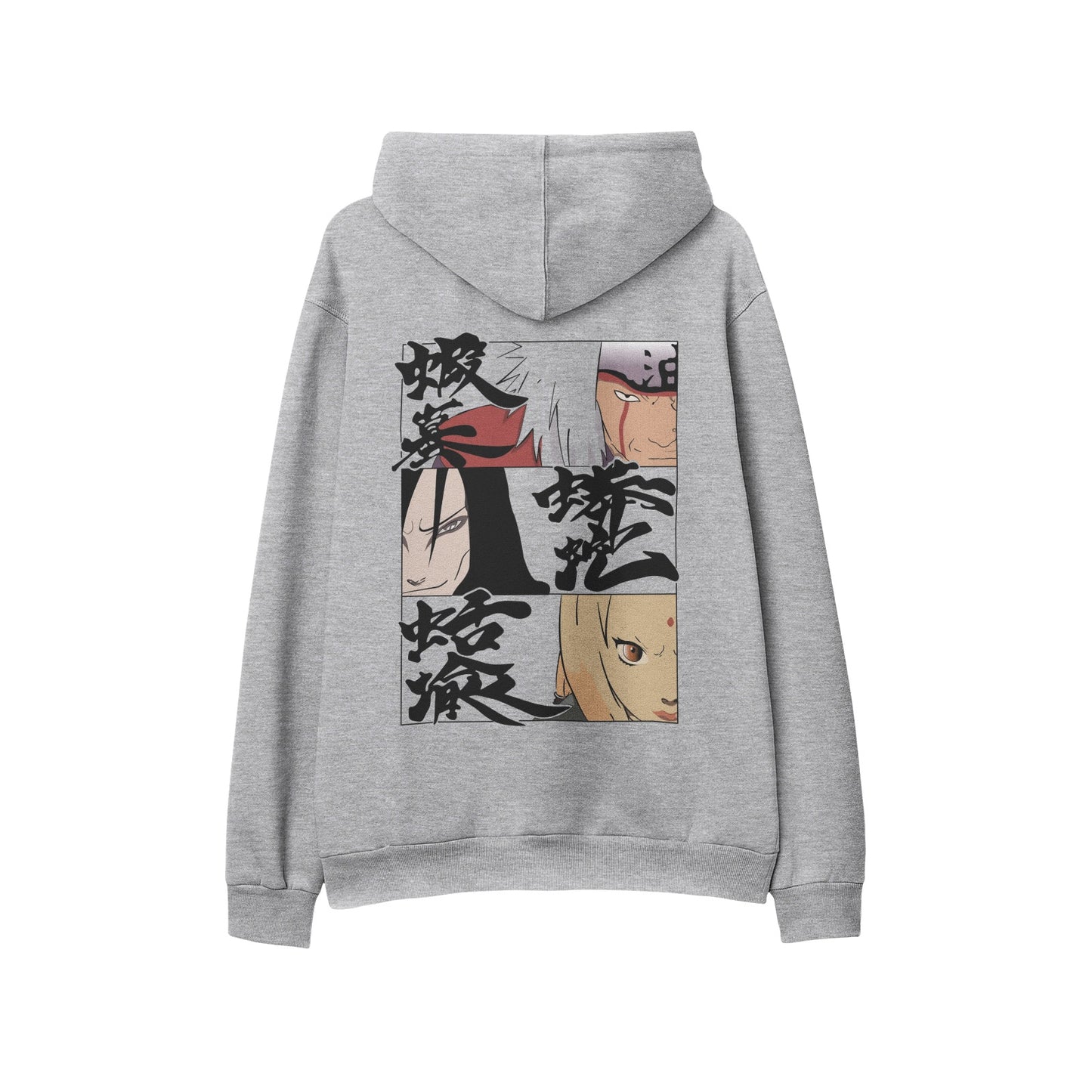 Kenshi Manga - Sweat Custom - XS/2XL - Blanc & Gris & Rouge & Bordeau