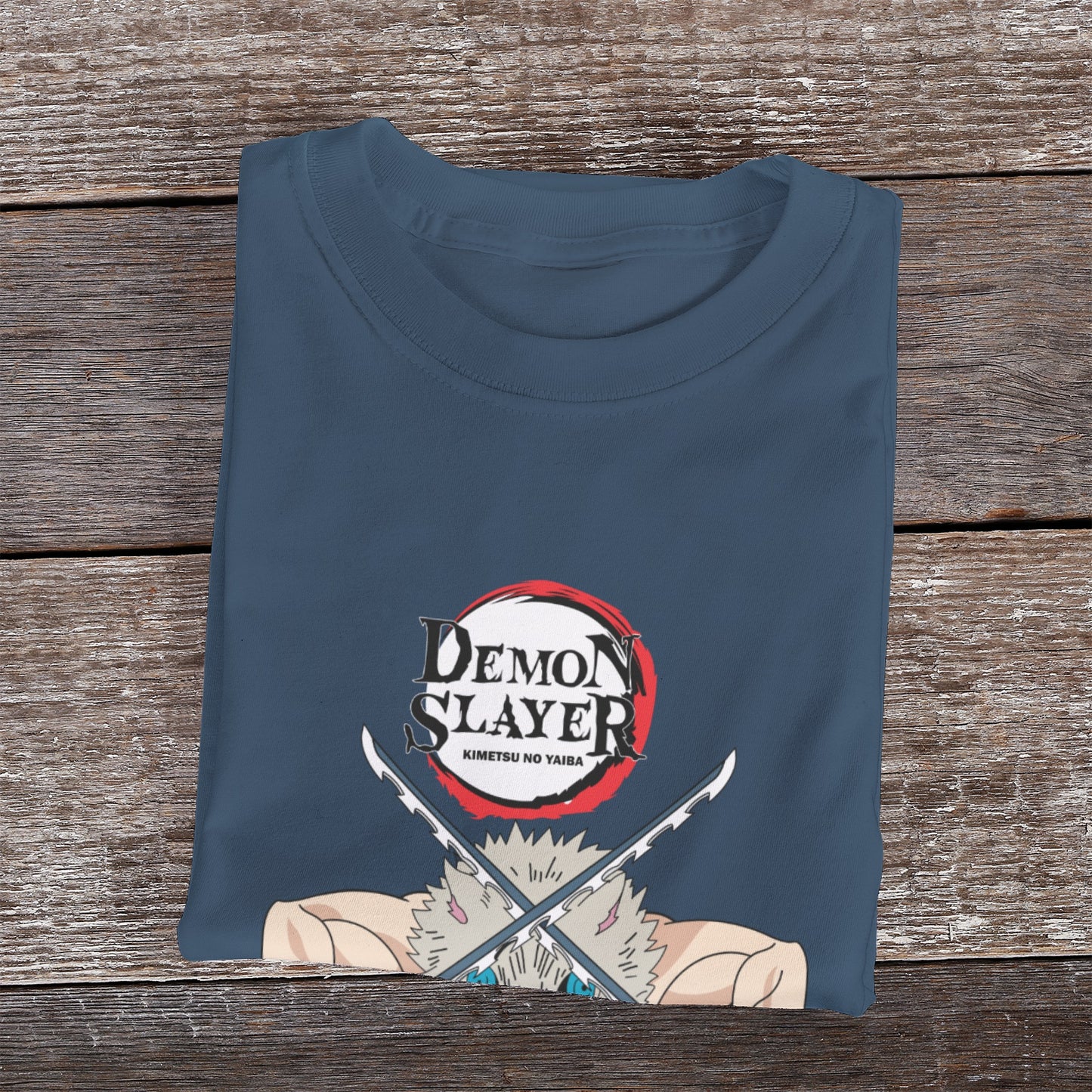 Kenshi Manga - T-shirt Custom - XS/3XL - Noir & Blanc & Bleu & Gris