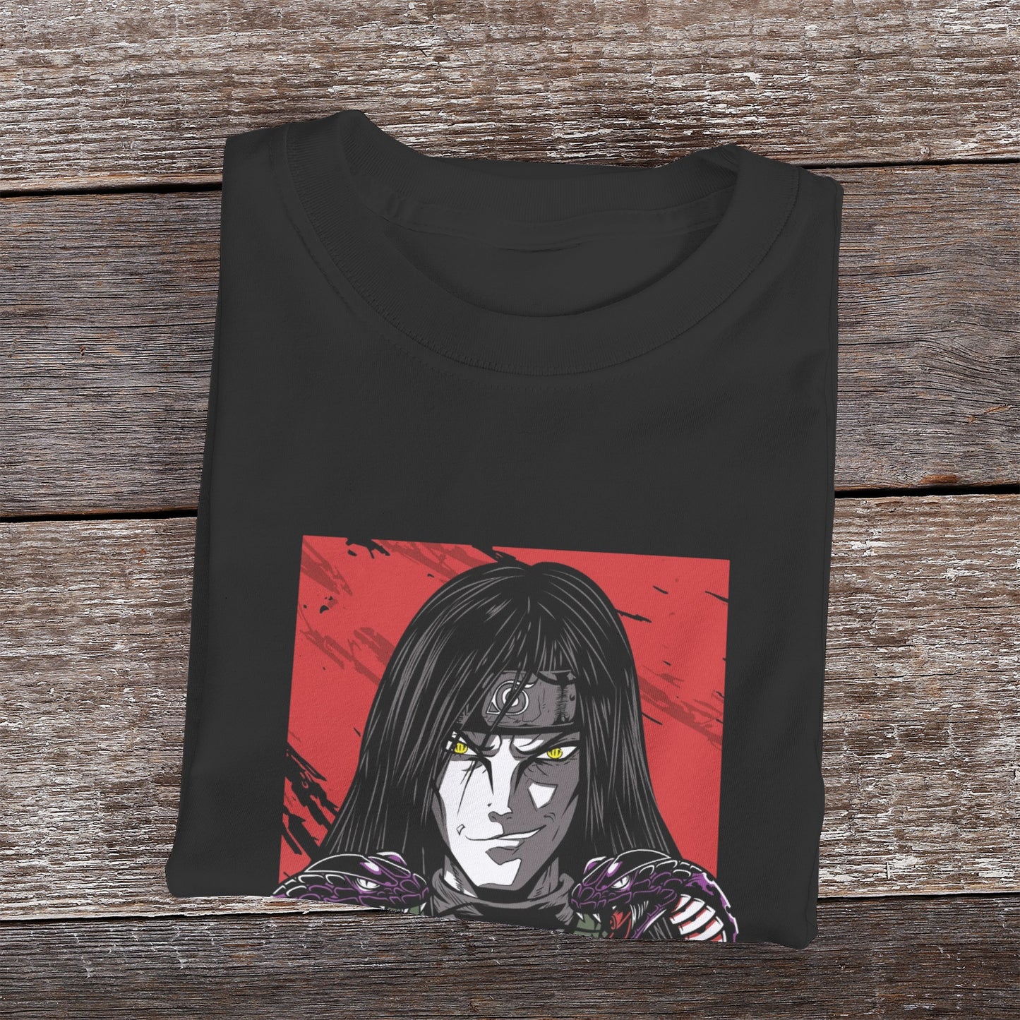 Kenshi Manga - T-shirt Custom - XS/3XL - Noir & Blanc & Bleu & Gris