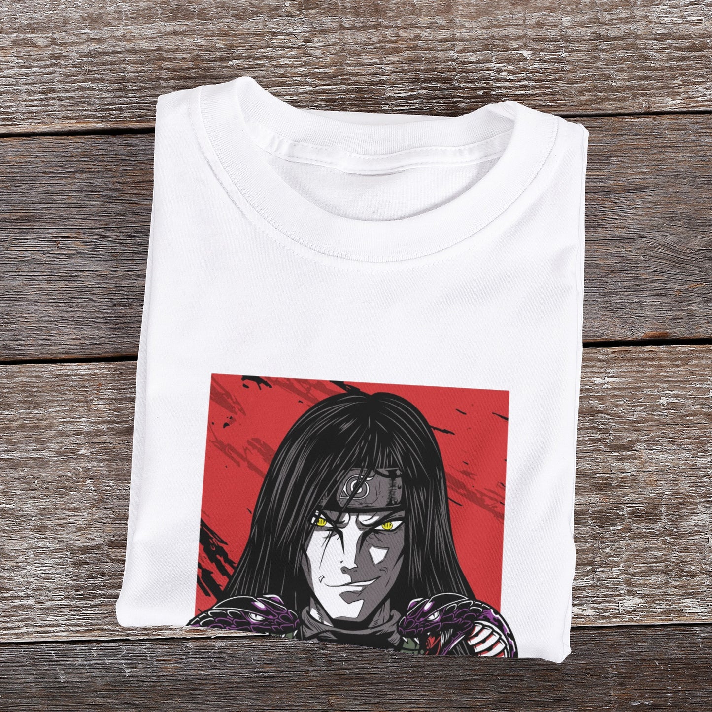 Kenshi Manga - T-shirt Custom - XS/3XL - Noir & Blanc & Bleu & Gris