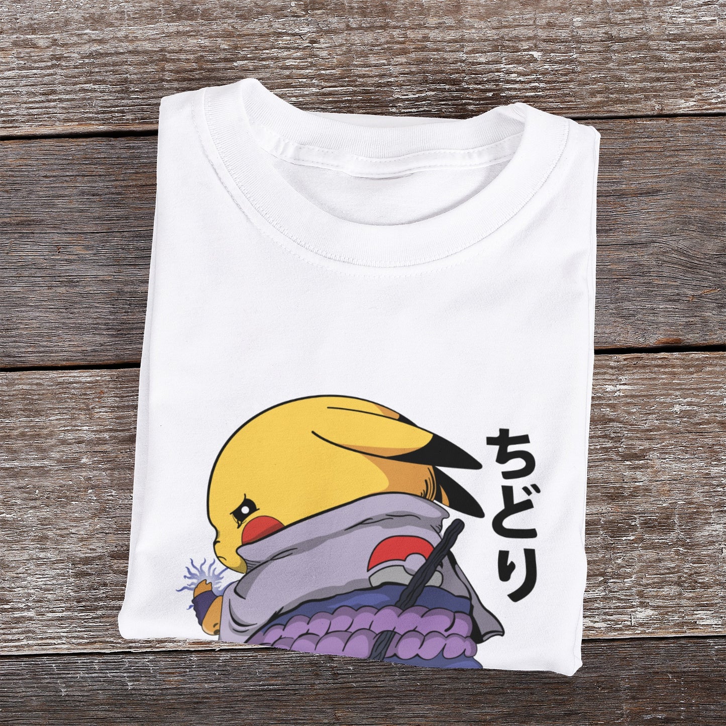 Kenshi Manga - T-shirt Custom - XS/3XL - Noir & Blanc & Rouge & Gris