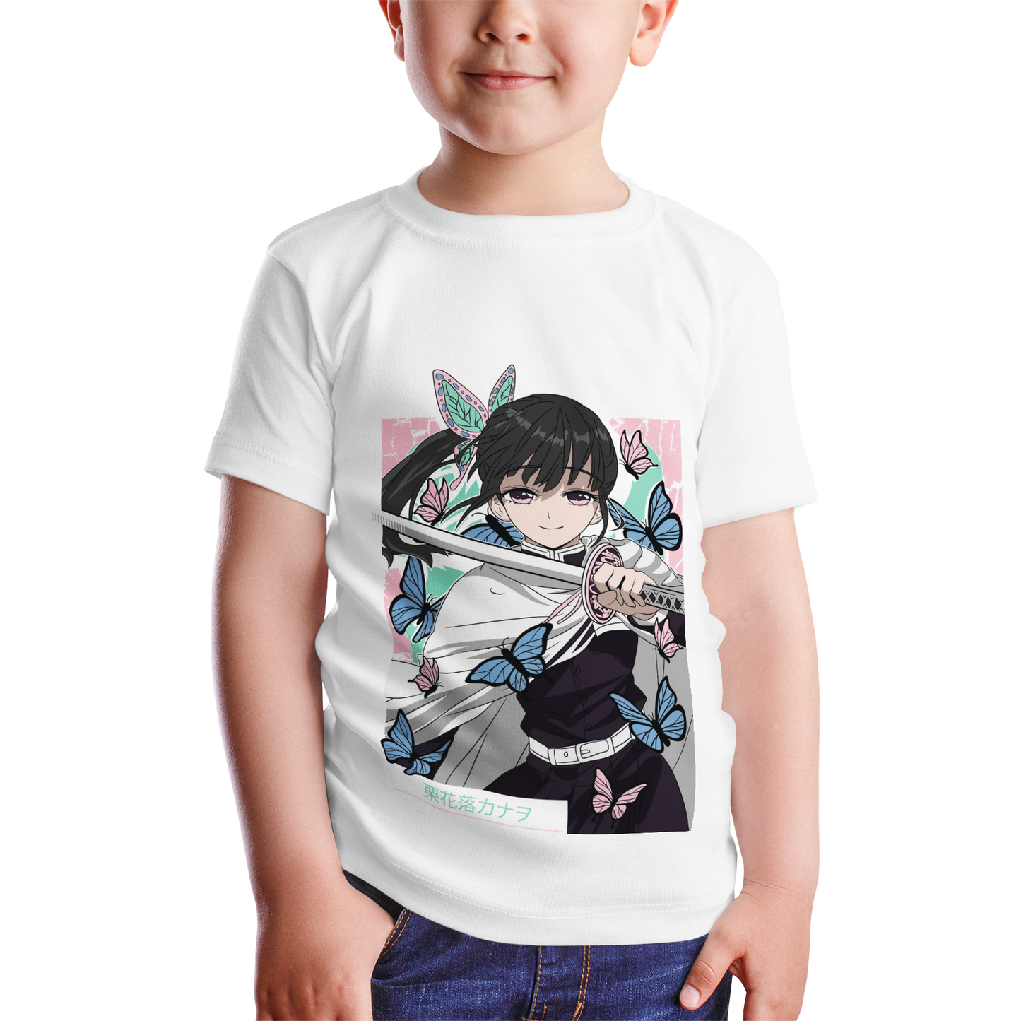 Kenshi Manga - T-shirt Custom Enfant - S/4XL - Noir & Blanc