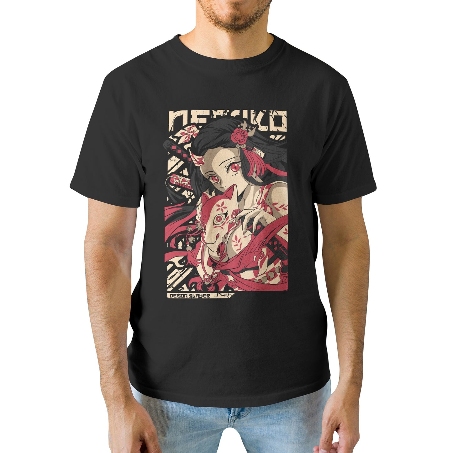 Kenshi Manga - T-shirt Custom - XS/3XL - Noir & Bleu