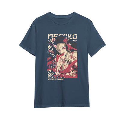 Kenshi Manga - T-shirt Custom - XS/3XL - Noir & Bleu