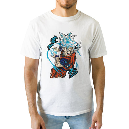 Kenshi Manga - T-shirt Custom - XS/3XL - Noir & Blanc & Gris