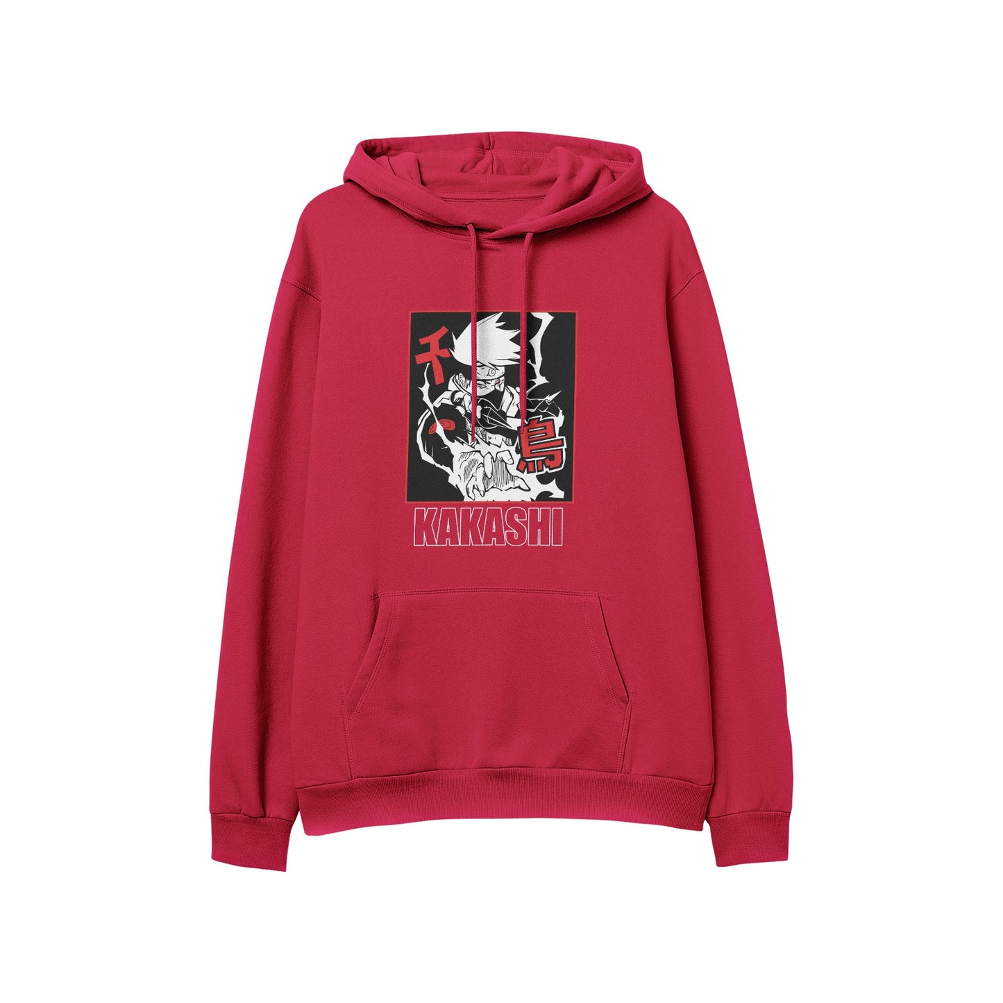 Kenshi Manga - Sweat Custom - XS/2XL - Noir & Blanc & Gris & Rouge