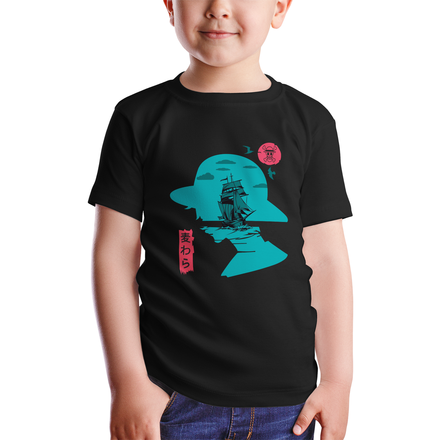 Kenshi Manga - T-shirt Custom Enfant - S/4XL - Noir & Blanc