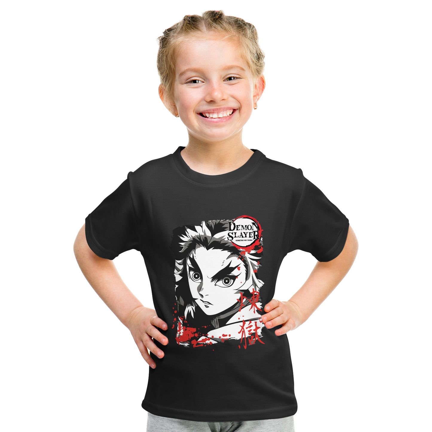 Kenshi Manga - T-shirt Custom Enfant - S/4XL - Noir & Blanc