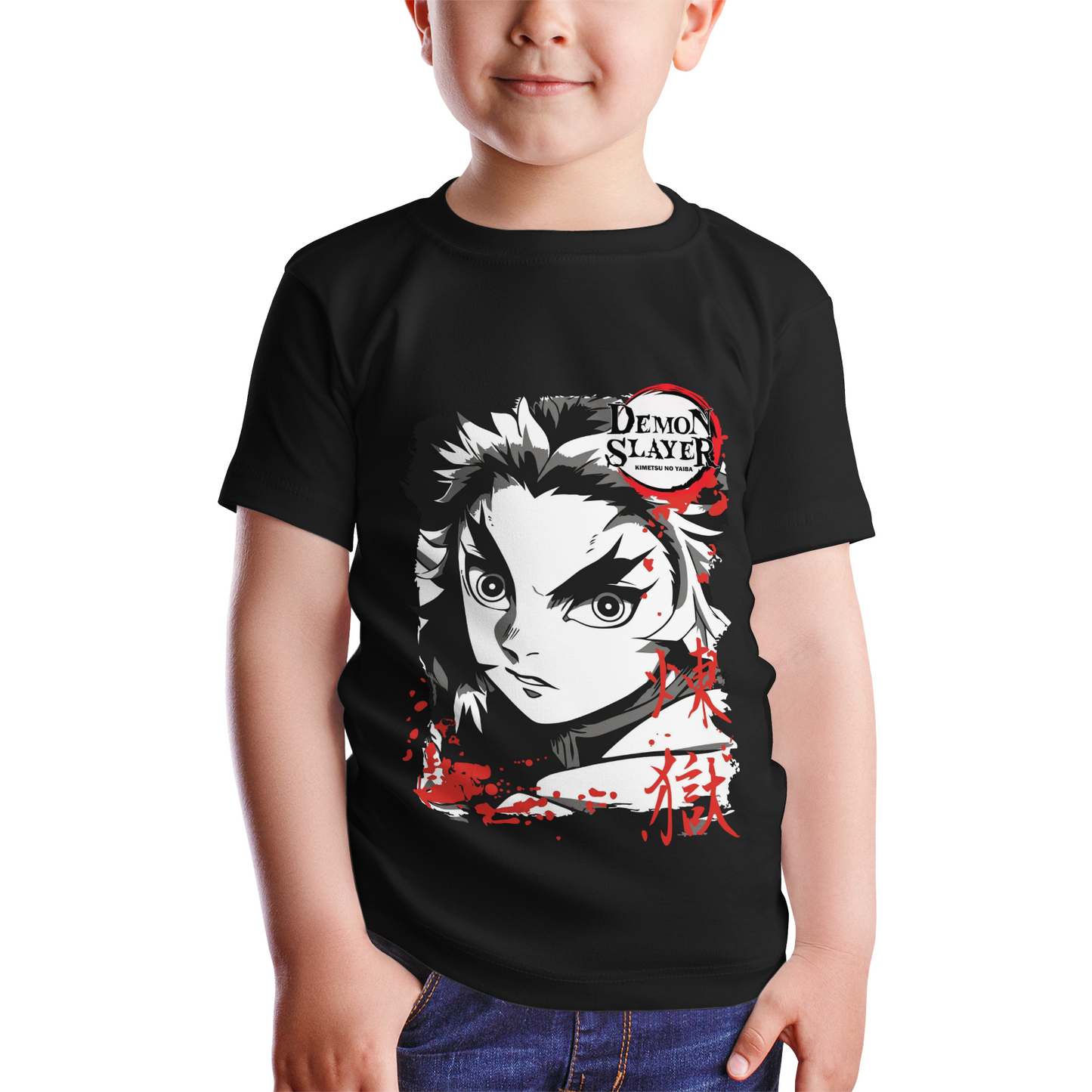 Kenshi Manga - T-shirt Custom Enfant - S/4XL - Noir & Blanc