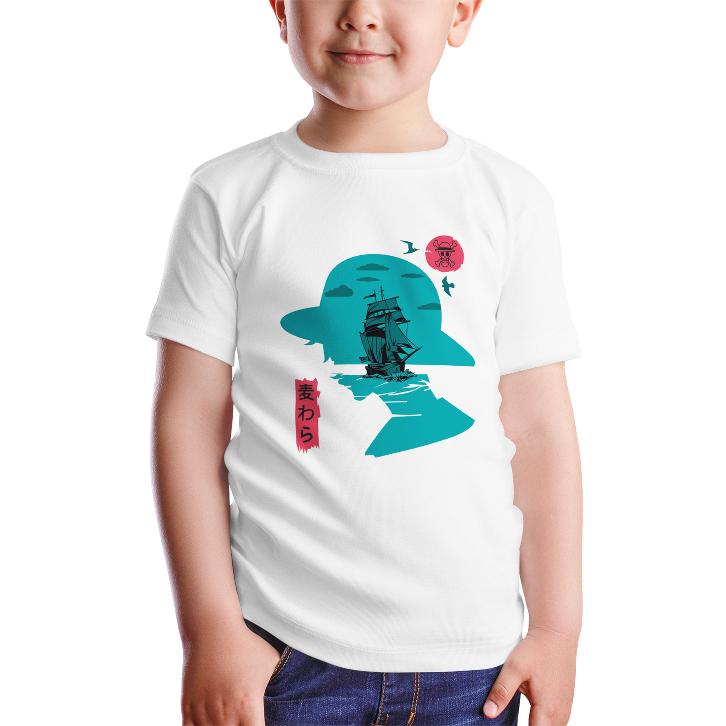 Kenshi Manga - T-shirt Custom Enfant - S/4XL - Noir & Blanc