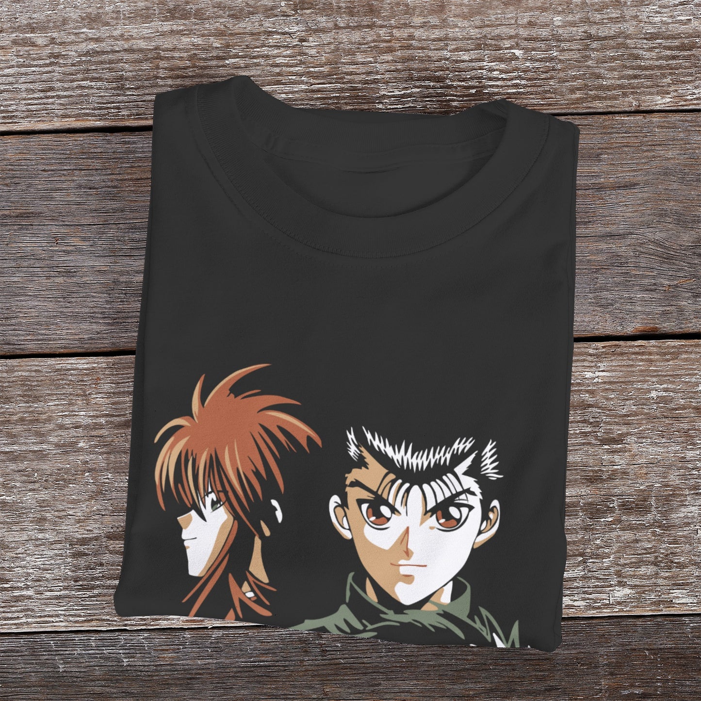 Kenshi Manga - T-shirt Custom - XS/3XL - Noir & Bleu