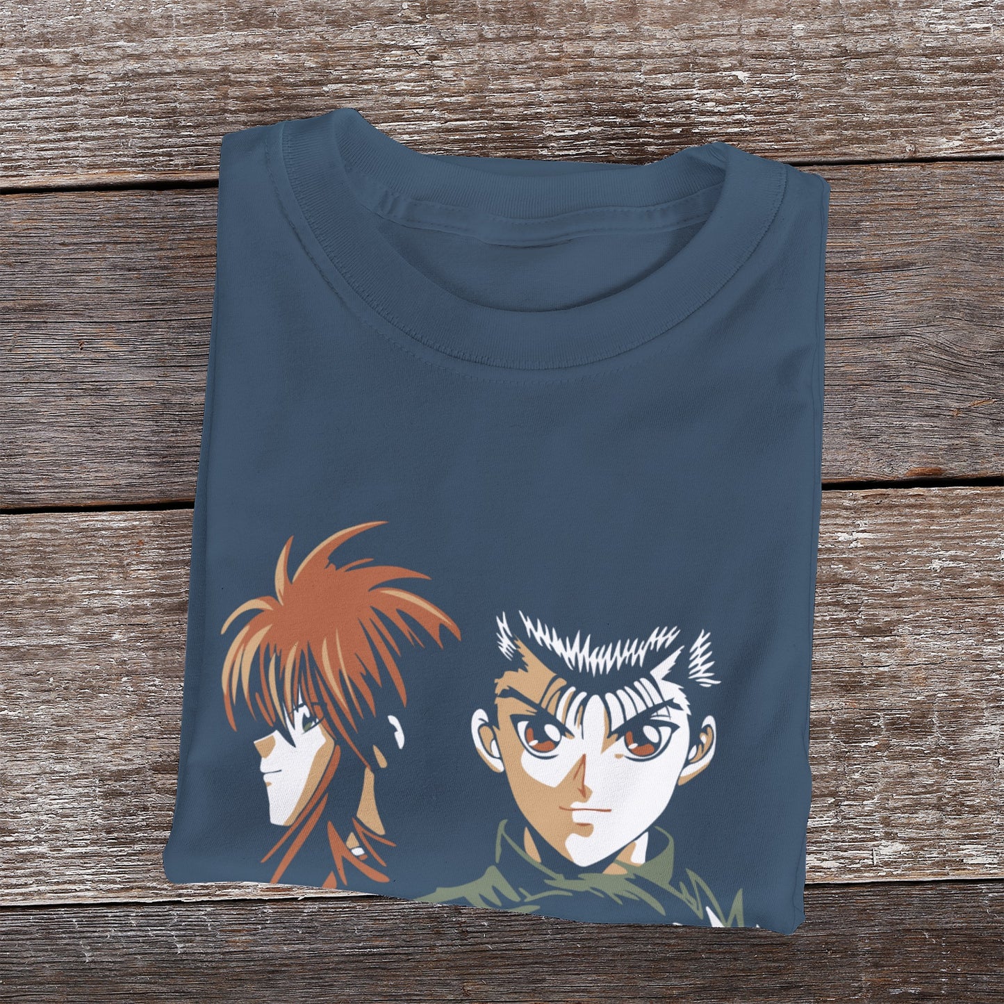 Kenshi Manga - T-shirt Custom - XS/3XL - Noir & Bleu