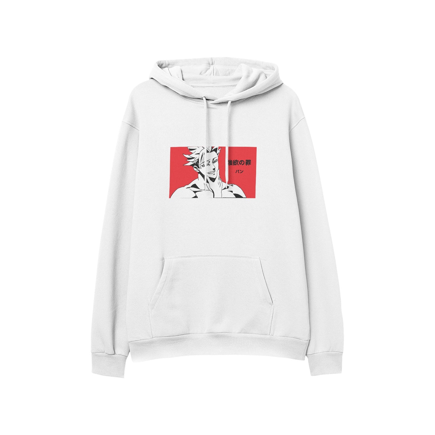 Kenshi Manga - Sweat Custom - XS/2XL - Noir & Blanc & Gris