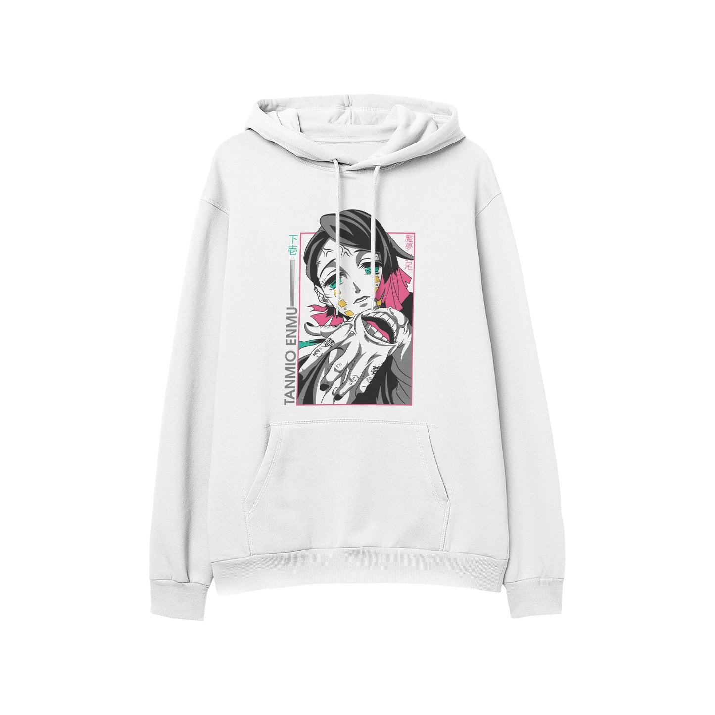 Kenshi Manga - Sweat Custom - XS/2XL - Noir & Blanc & Gris