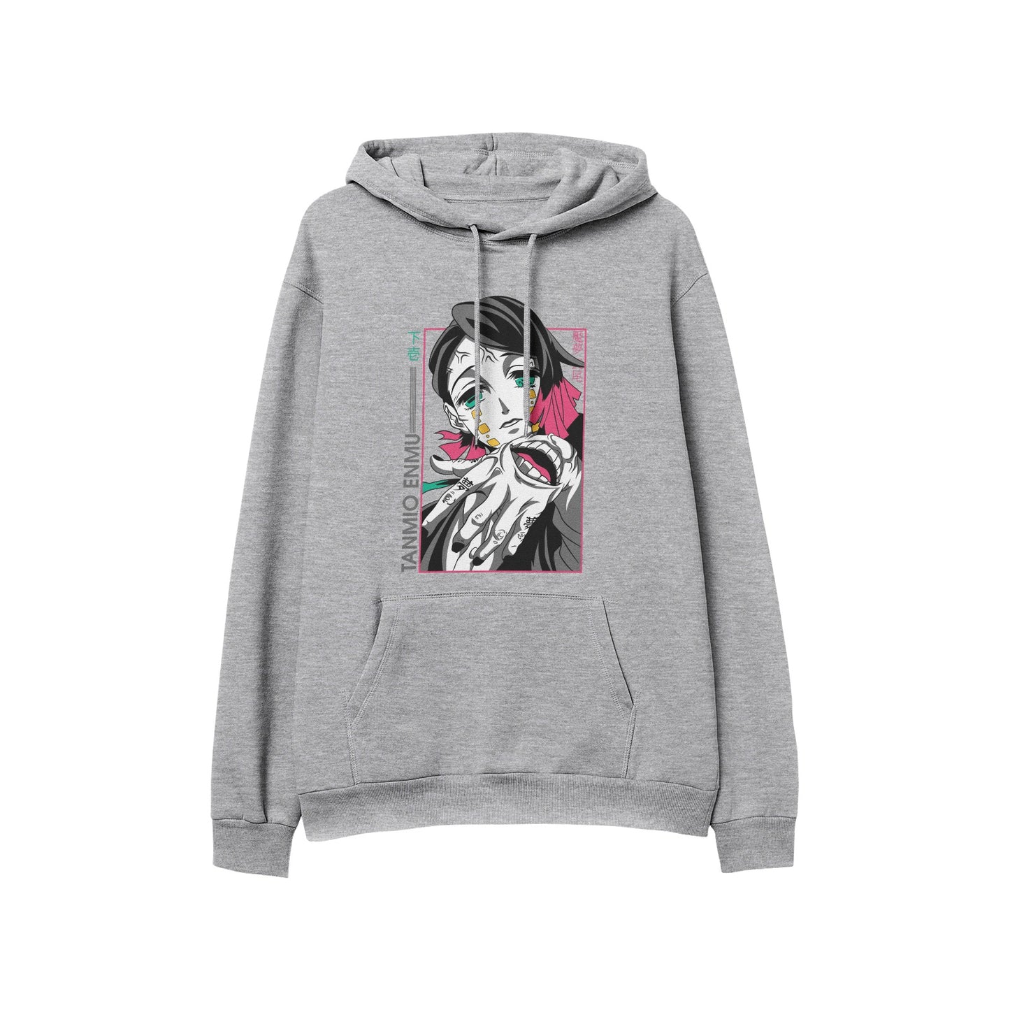 Kenshi Manga - Sweat Custom - XS/2XL - Noir & Blanc & Gris