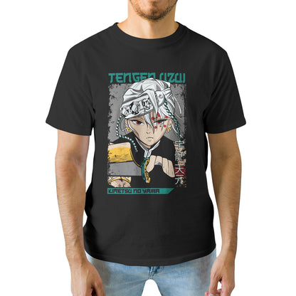 Kenshi Manga - T-shirt Custom - XS/3XL - Noir & Blanc & Gris