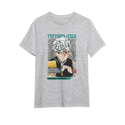 Kenshi Manga - T-shirt Custom - XS/3XL - Noir & Blanc & Gris