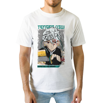 Kenshi Manga - T-shirt Custom - XS/3XL - Noir & Blanc & Gris