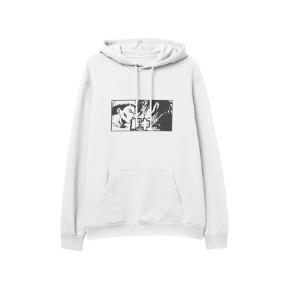 Kenshi Manga - Sweat Custom - XS/2XL - Noir & Blanc & Gris & Bordeau