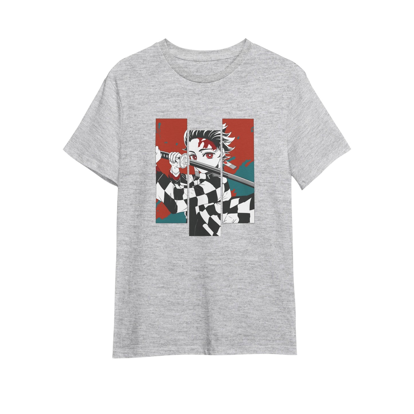 Kenshi Manga - T-shirt Custom - XS/3XL - Noir & Blanc & Gris