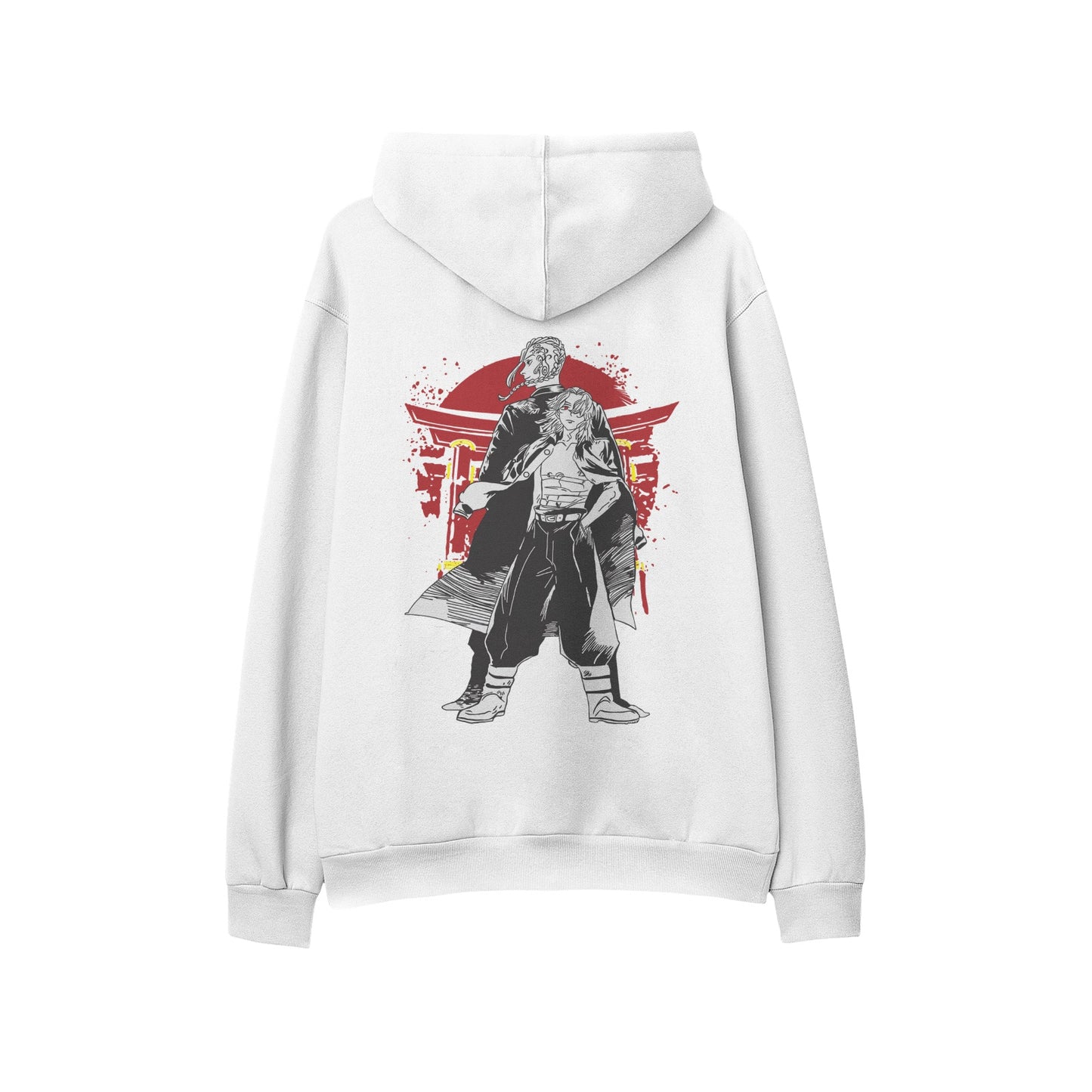 Kenshi Manga - Sweat Custom - XS/2XL - Noir & Blanc & Gris