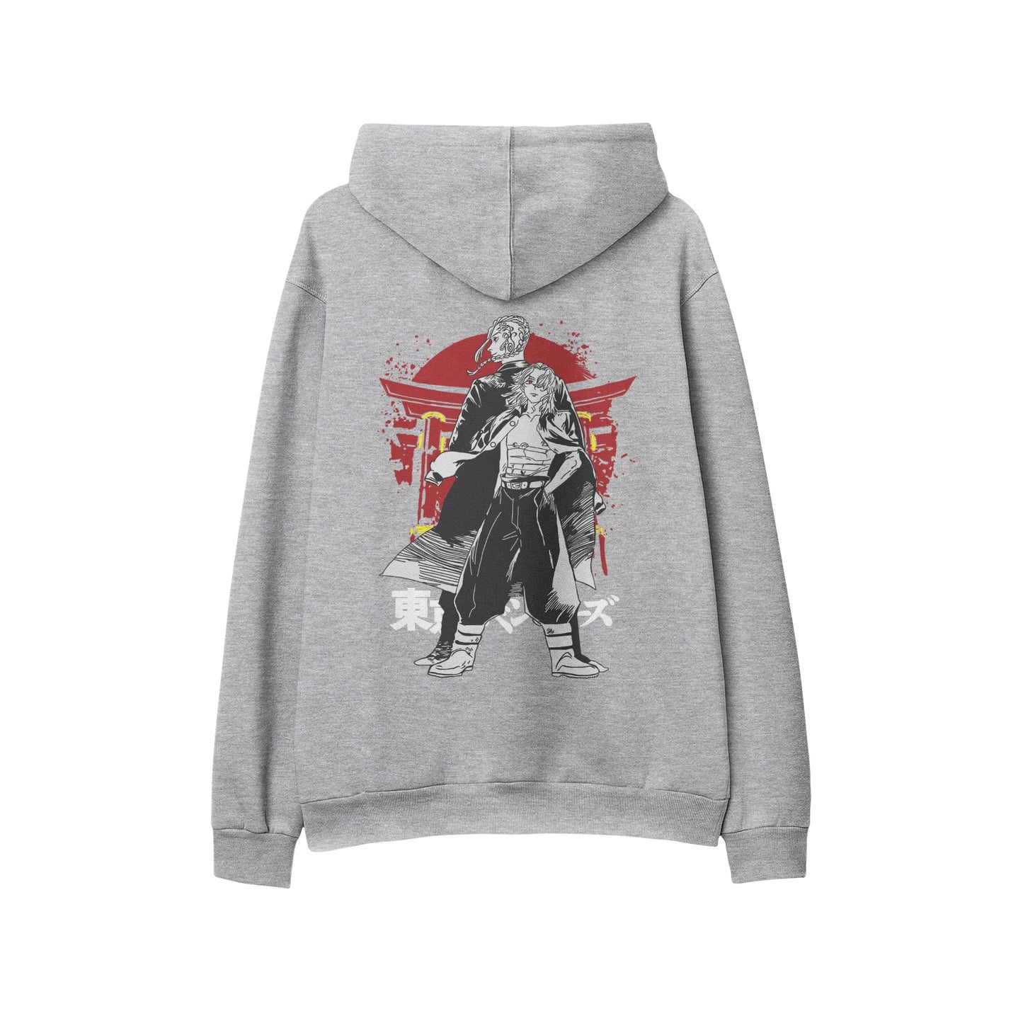 Kenshi Manga - Sweat Custom - XS/2XL - Noir & Blanc & Gris