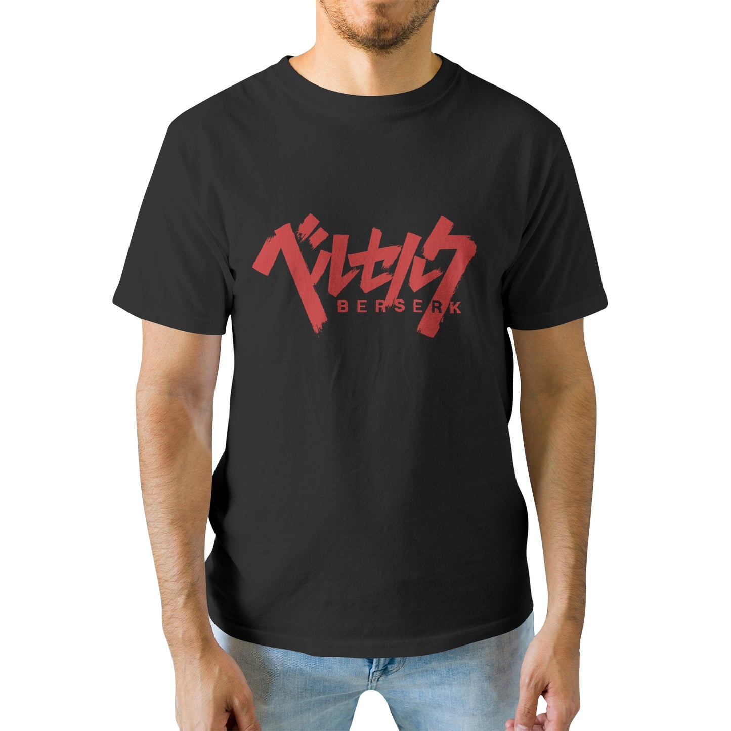 Kenshi Manga - T-shirt Custom - XS/3XL - Noir & Blanc & Gris