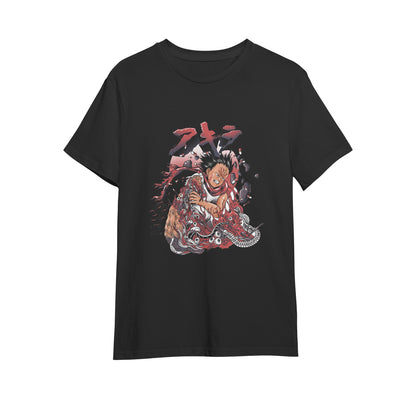 Kenshi Manga - T-shirt Custom - XS/3XL - Noir & Blanc & Bleu