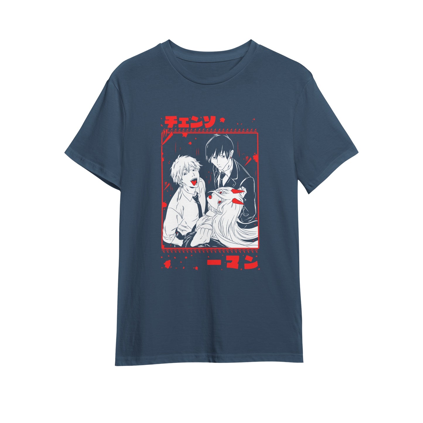 Kenshi Manga - T-shirt Custom - XS/3XL - Noir & Bleu