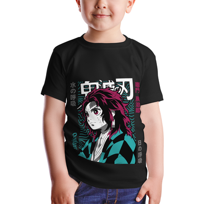 Kenshi Manga - T-shirt Custom Enfant - S/4XL - Noir & Blanc